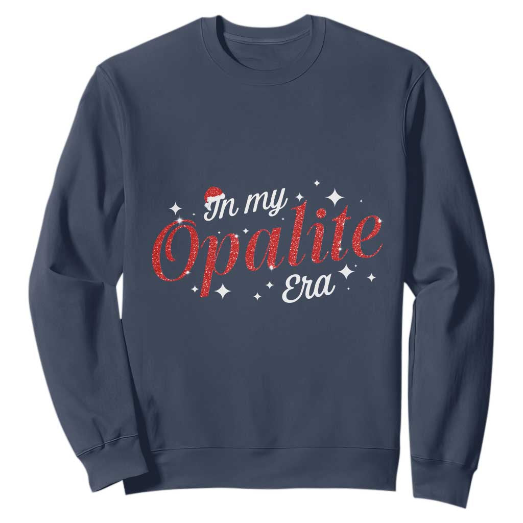 Santa Opalite Christmas Sweatshirt TS14 Navy Print Your Wear