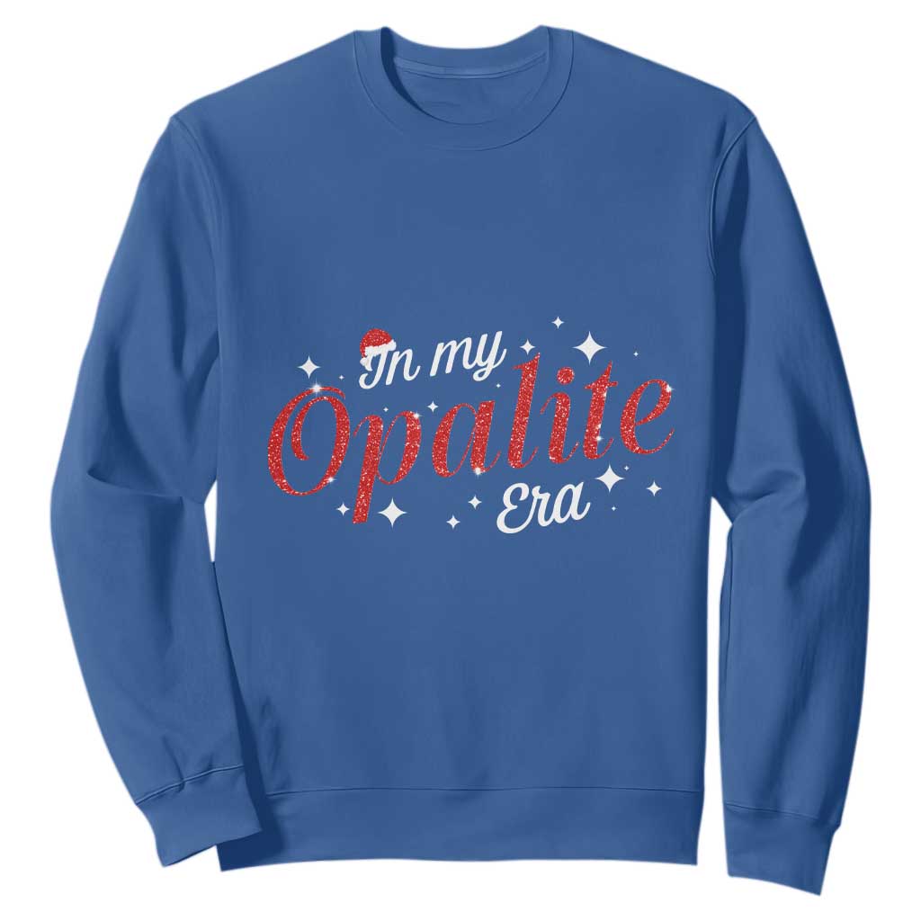 Santa Opalite Christmas Sweatshirt TS14 Royal Blue Print Your Wear