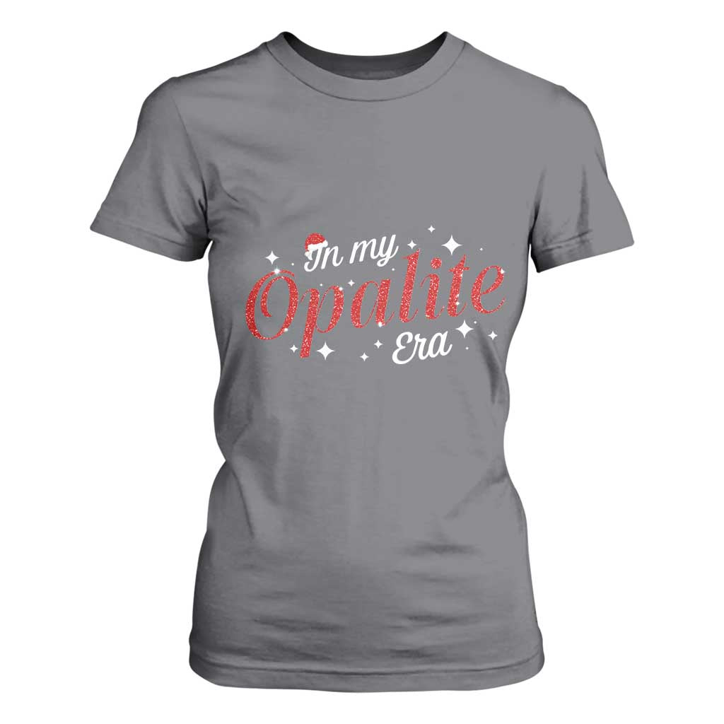 Santa Opalite Christmas T Shirt For Women TS14 Charcoal Print Your Wear