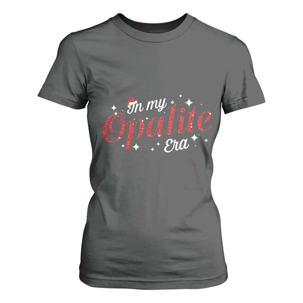 Santa Opalite Christmas T Shirt For Women TS14 Dark Heather Print Your Wear