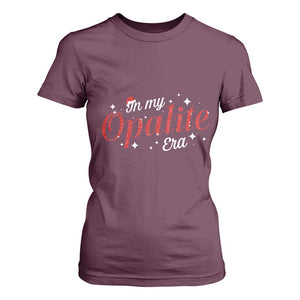 Santa Opalite Christmas T Shirt For Women TS14 Maroon Print Your Wear