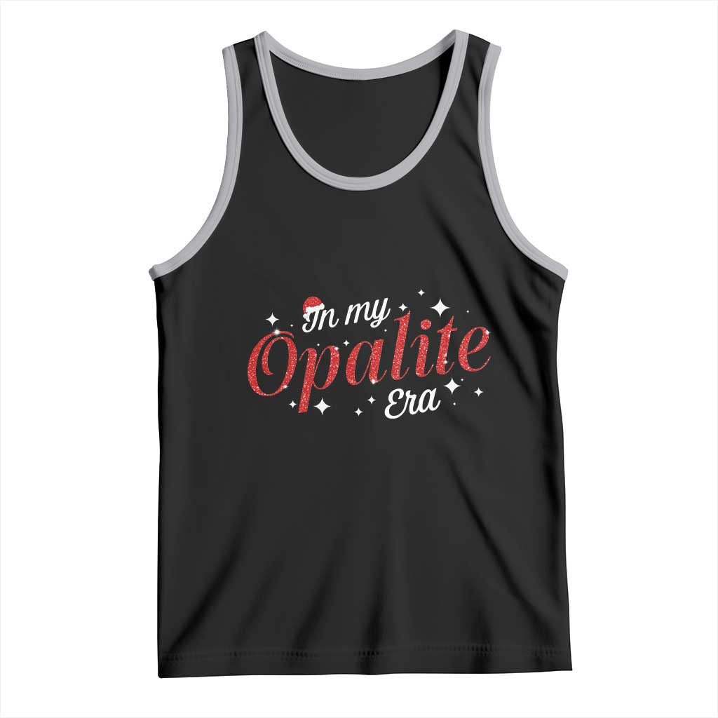 Santa Opalite Christmas Tank Top TS14 Black Athletic Heather Print Your Wear