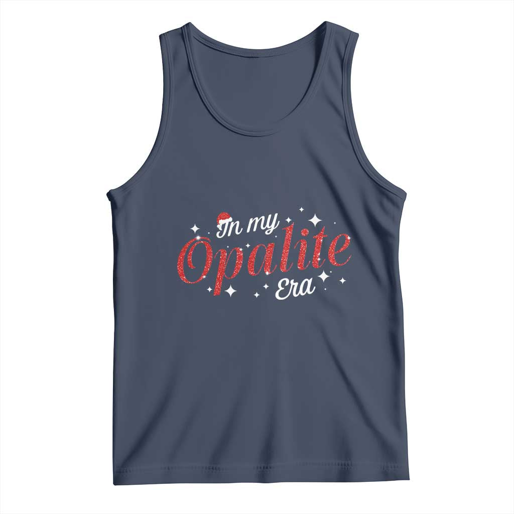 Santa Opalite Christmas Tank Top TS14 Navy Print Your Wear