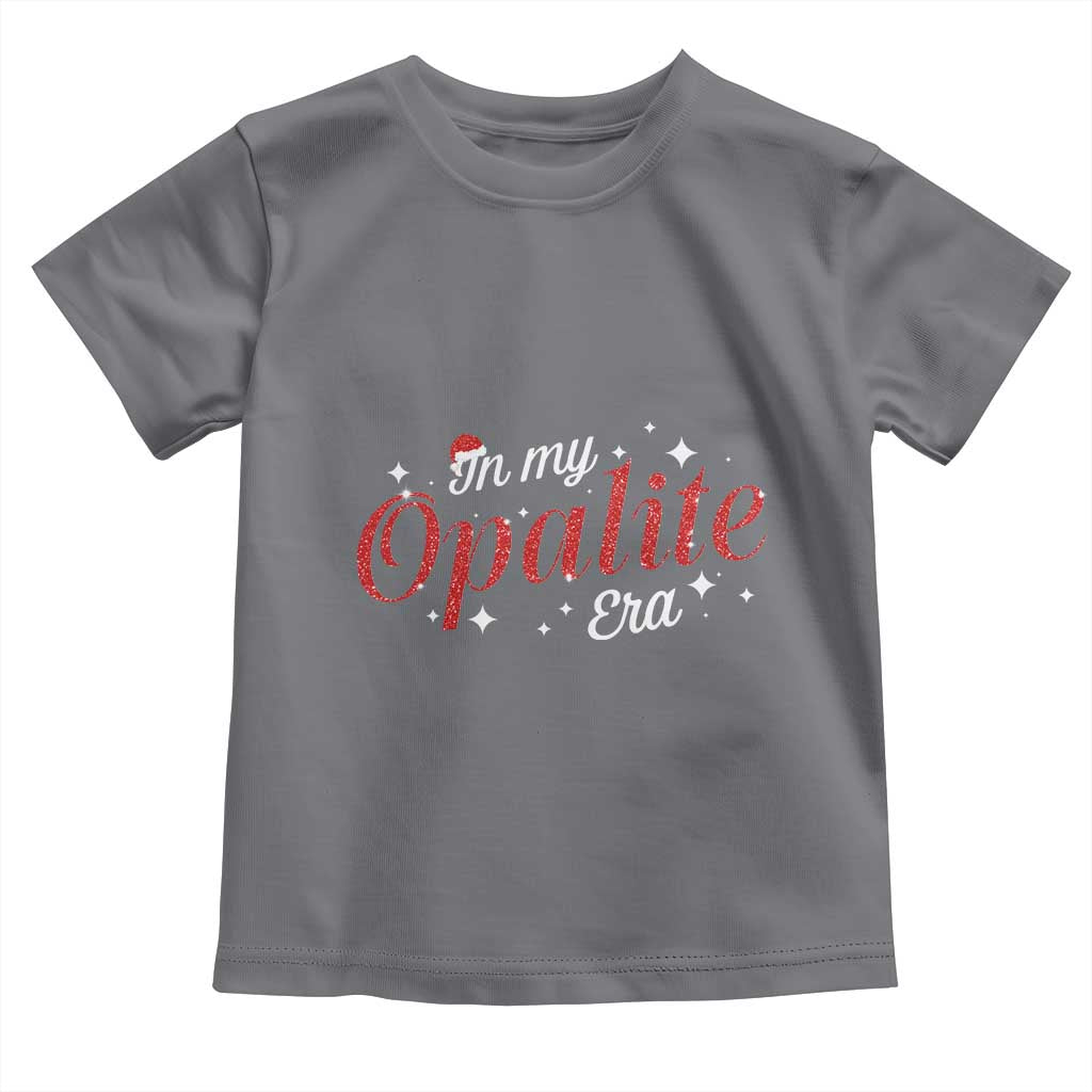 Santa Opalite Christmas Toddler T Shirt TS14 Charcoal Print Your Wear