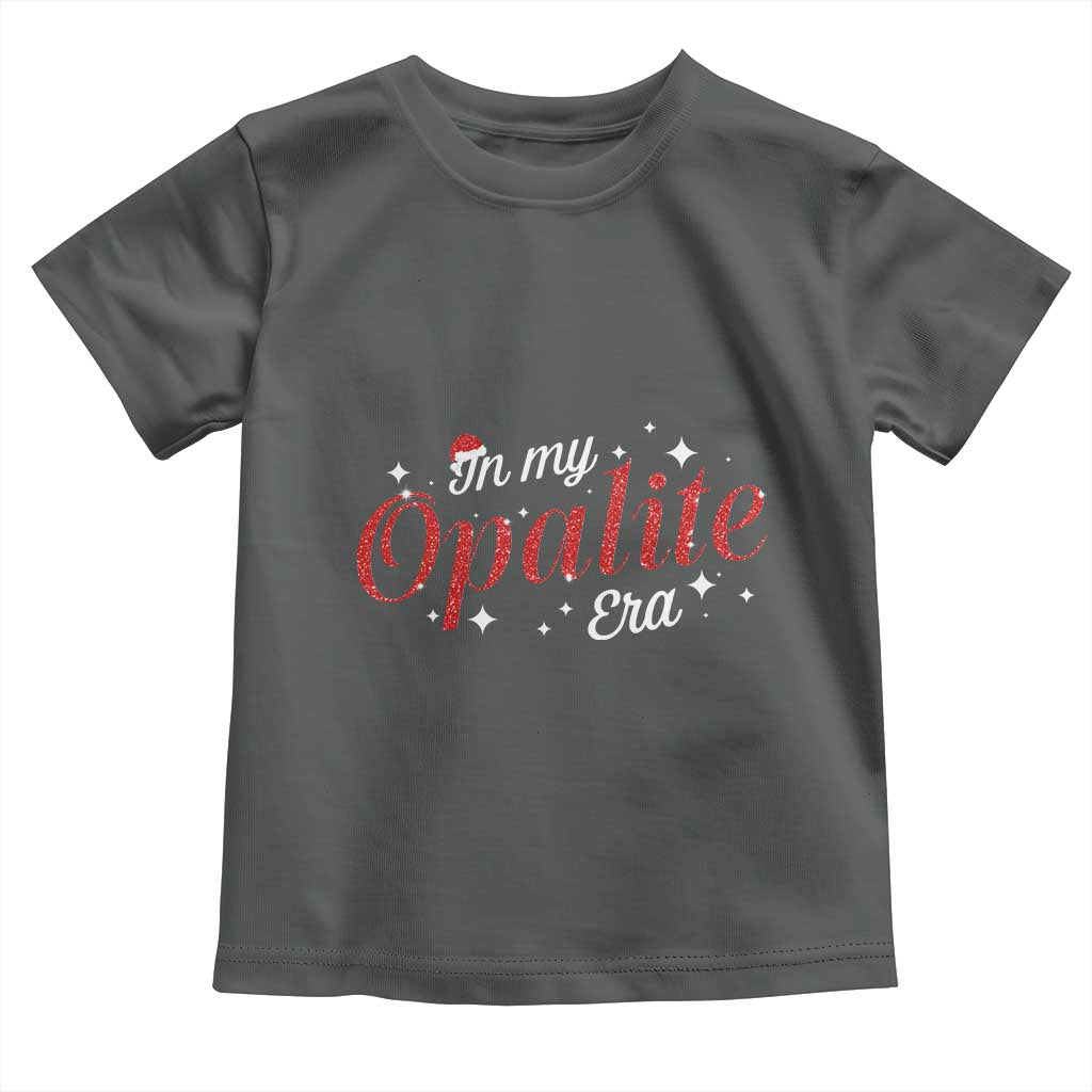 Santa Opalite Christmas Toddler T Shirt TS14 Dark Heather Print Your Wear