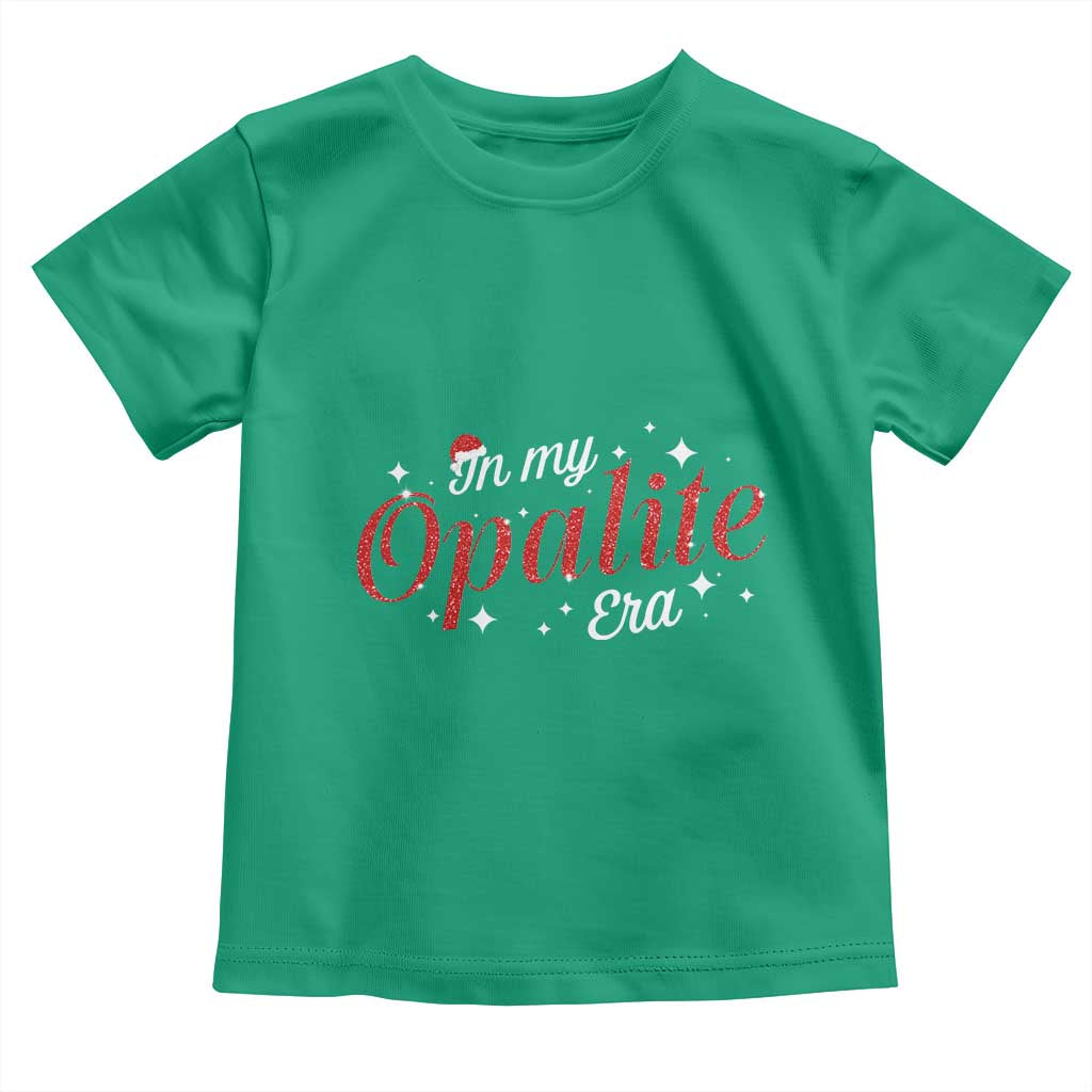 Santa Opalite Christmas Toddler T Shirt TS14 Irish Green Print Your Wear