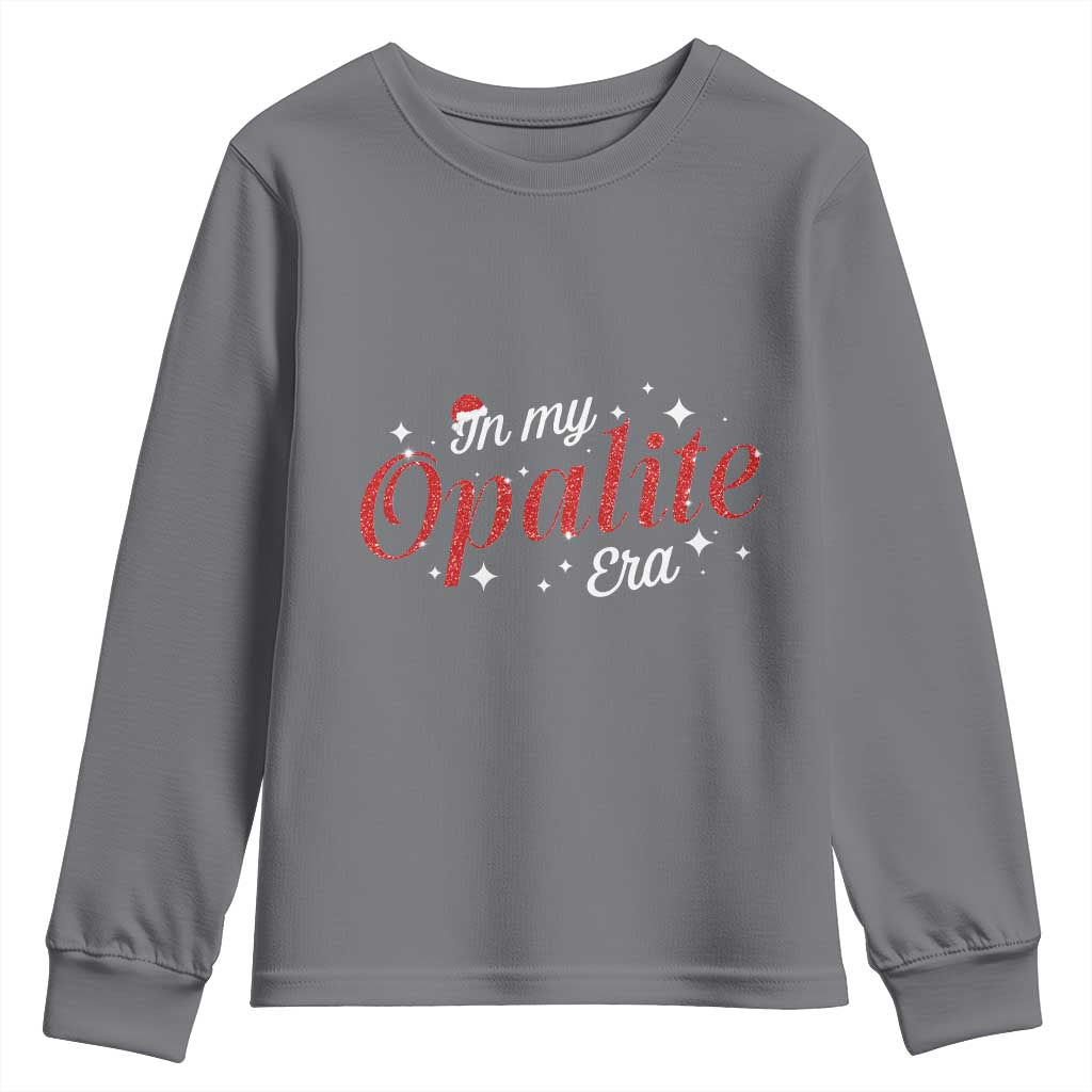 Santa Opalite Christmas Youth Sweatshirt TS14 Charcoal Print Your Wear