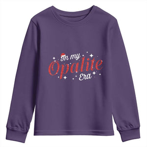 Santa Opalite Christmas Youth Sweatshirt TS14 Purple Print Your Wear