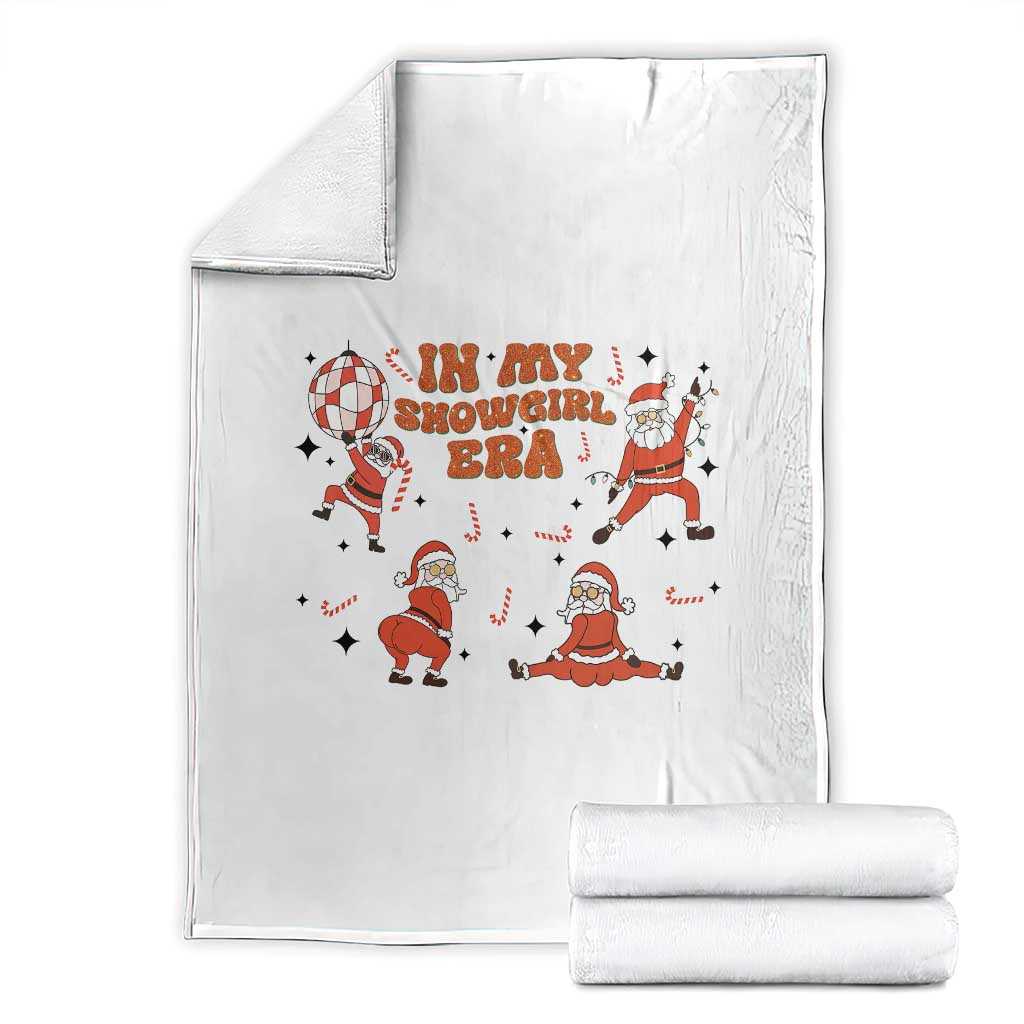 Funny Santa Girl Christmas Throw Blanket TS14 White Print Your Wear