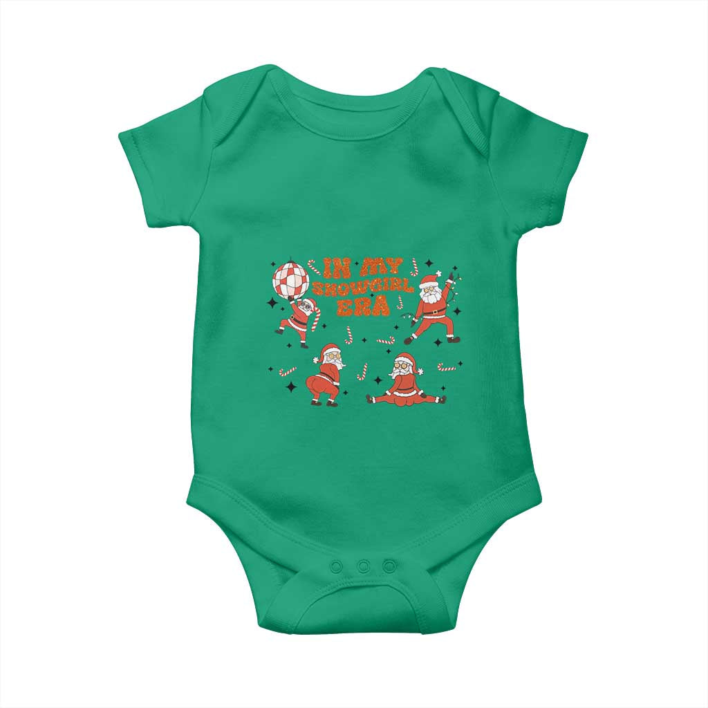 Funny Santa Girl Christmas Baby Onesie TS14 Irish Green Print Your Wear