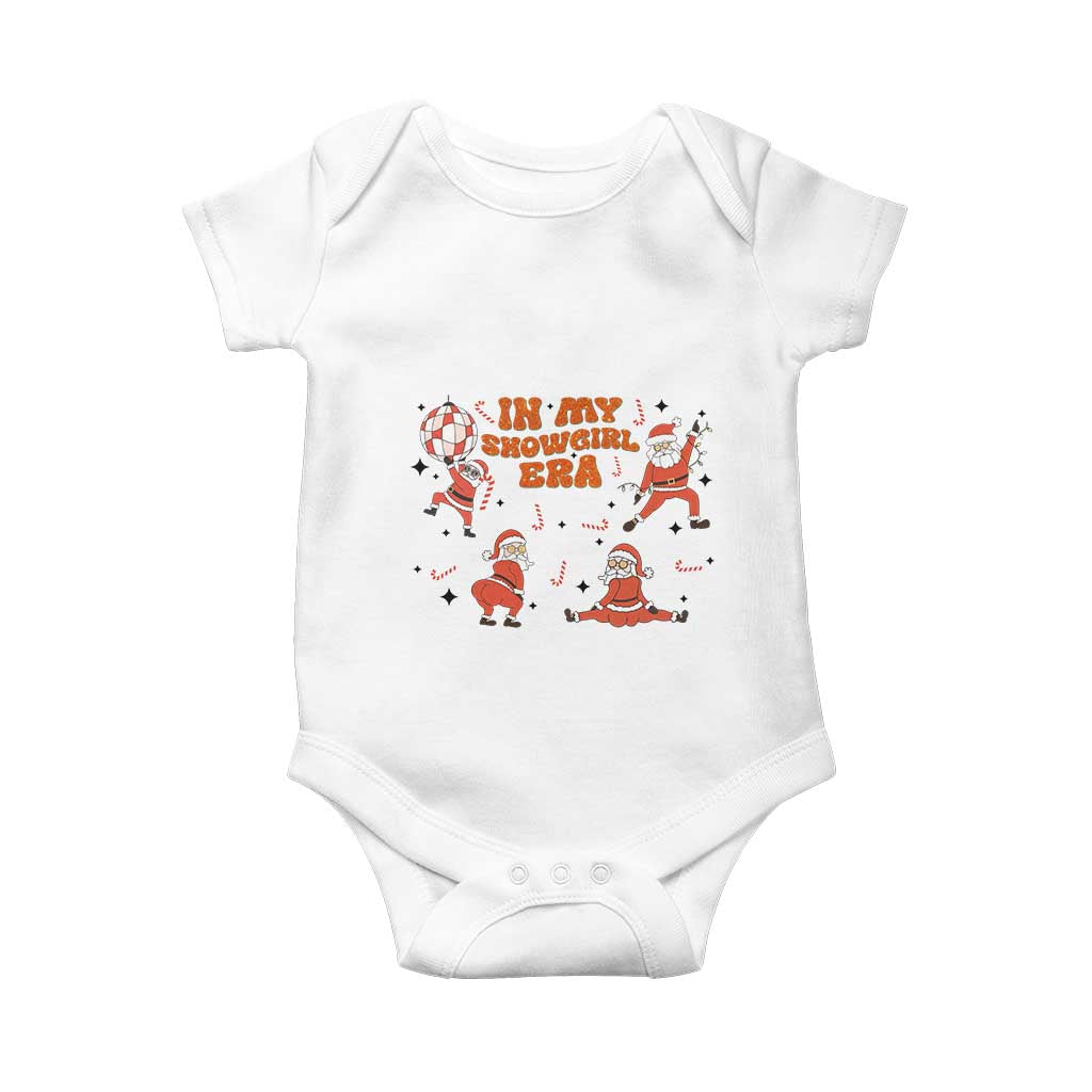 Funny Santa Girl Christmas Baby Onesie TS14 White Print Your Wear