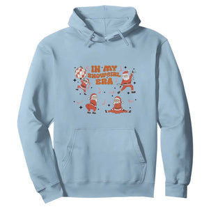 Funny Santa Girl Christmas Hoodie TS14 Light Blue Print Your Wear