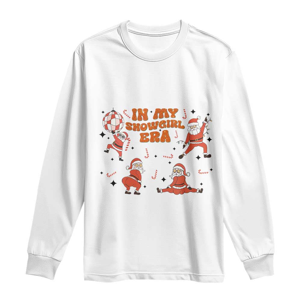 Funny Santa Girl Christmas Long Sleeve Shirt TS14 White Print Your Wear
