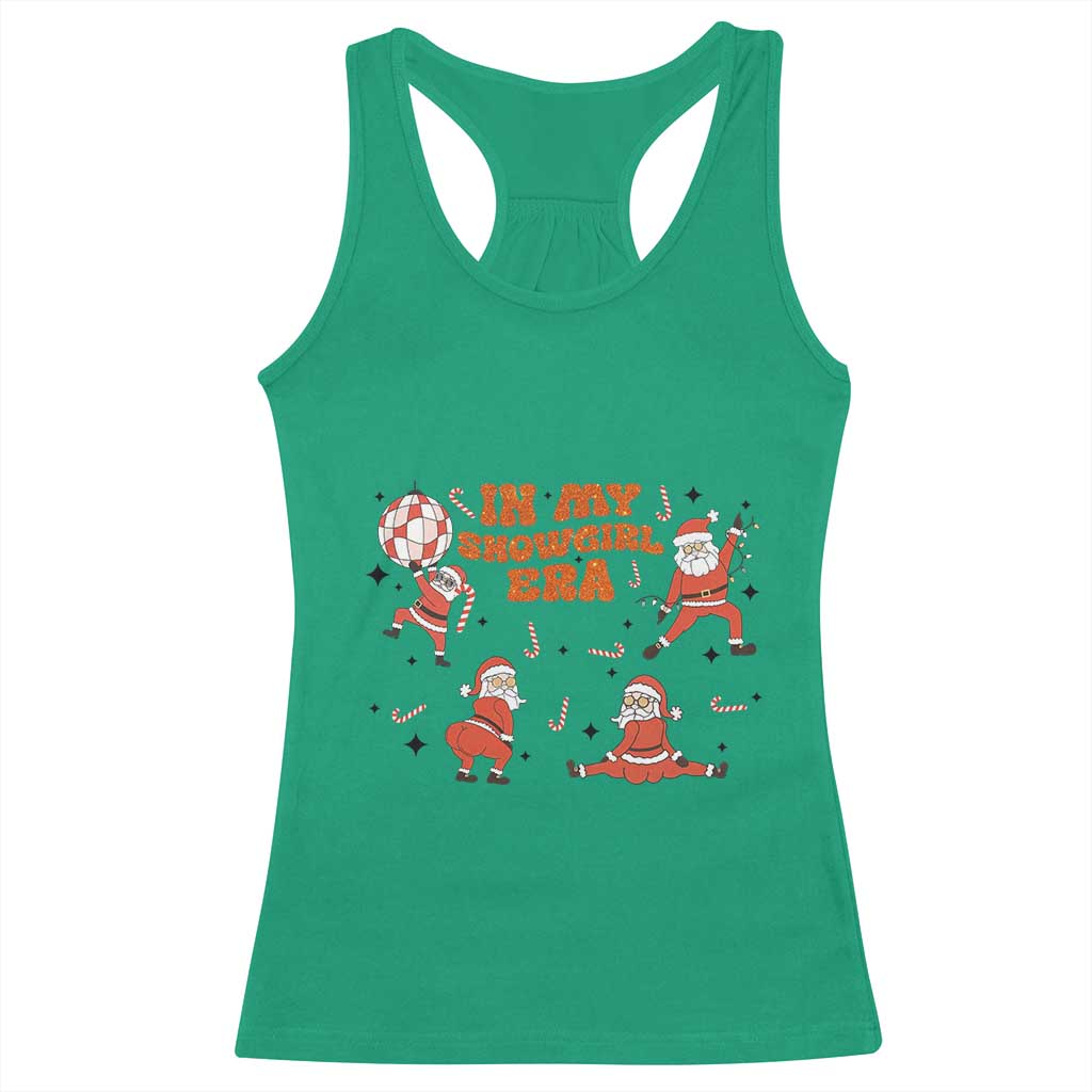 Funny Santa Girl Christmas Racerback Tank Top TS14 Irish Green Print Your Wear