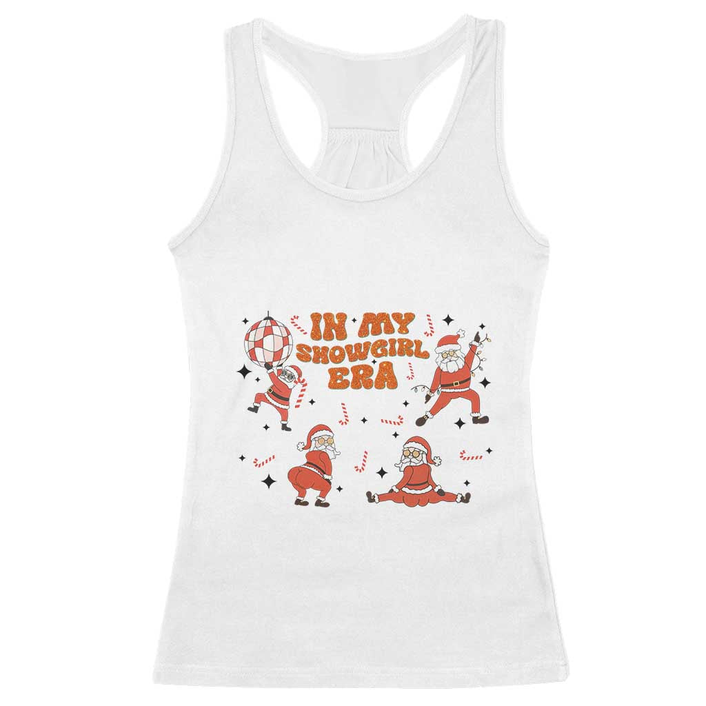 Funny Santa Girl Christmas Racerback Tank Top TS14 White Print Your Wear