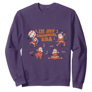 Funny Santa Girl Christmas Sweatshirt TS14 Purple Print Your Wear