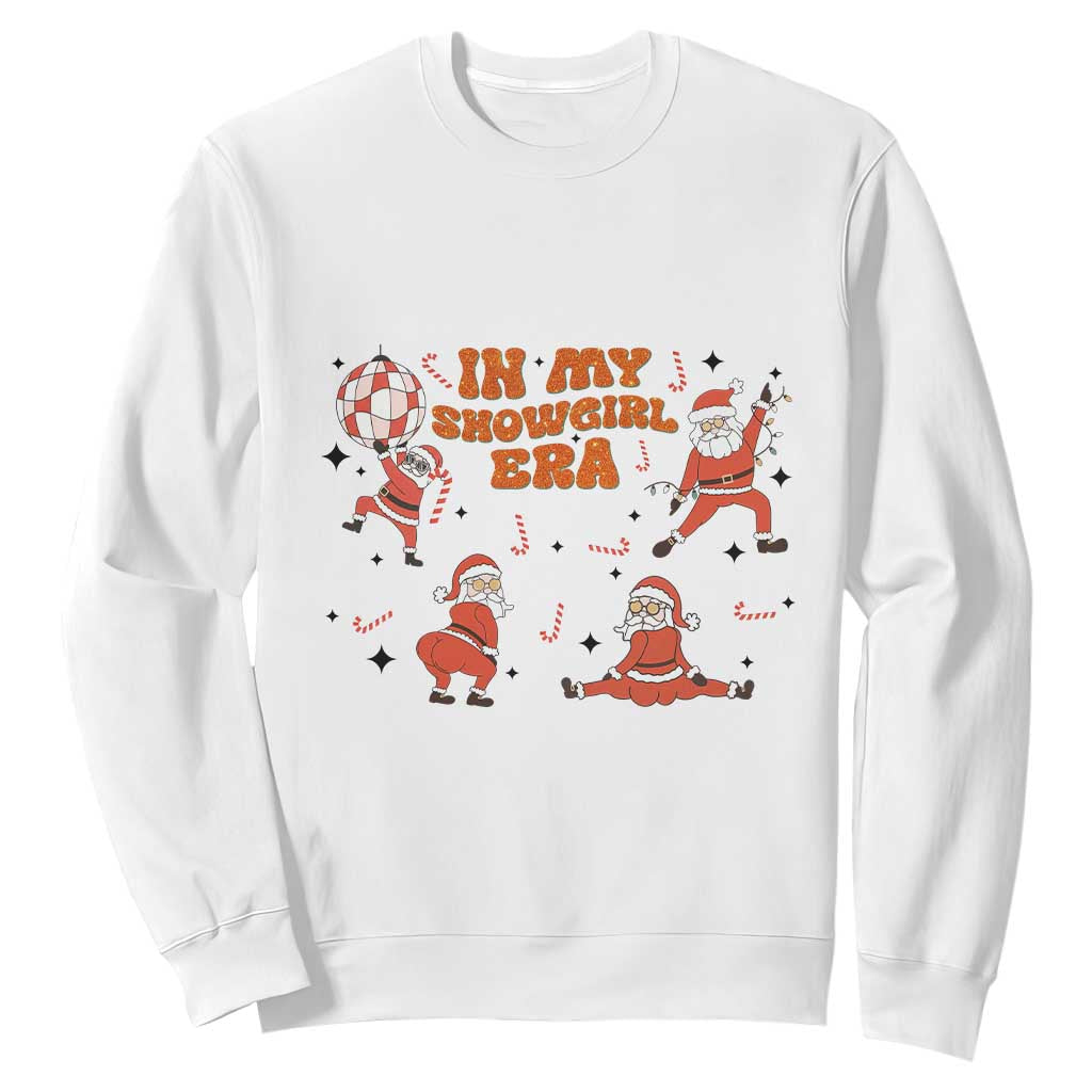 Funny Santa Girl Christmas Sweatshirt TS14 White Print Your Wear