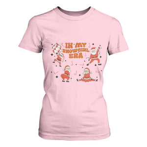 Funny Santa Girl Christmas T Shirt For Women TS14 Light Pink Print Your Wear