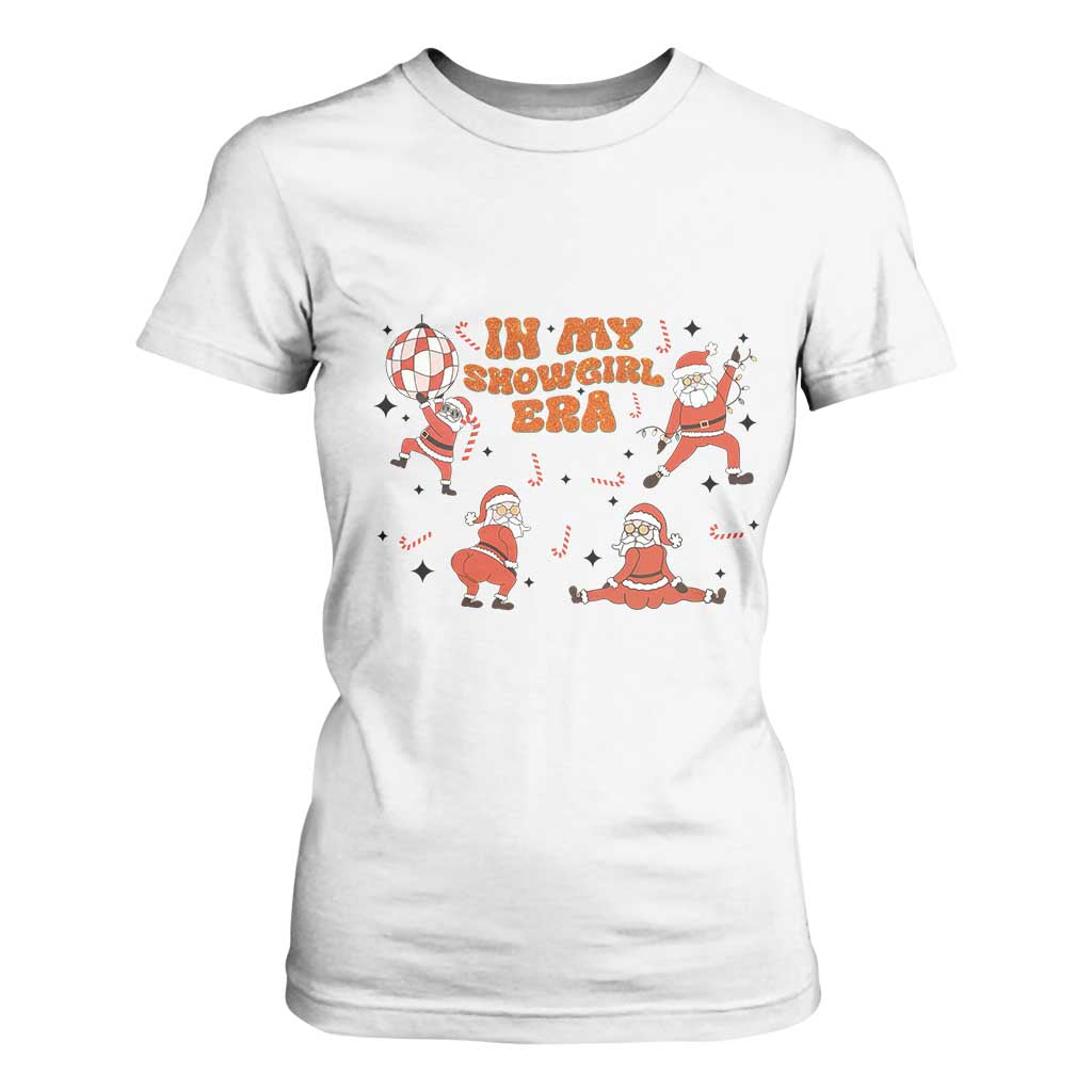Funny Santa Girl Christmas T Shirt For Women TS14 White Print Your Wear