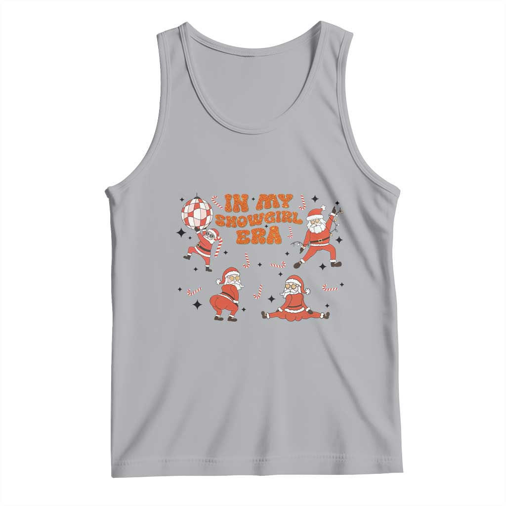 Funny Santa Girl Christmas Tank Top TS14 Athletic Heather Print Your Wear