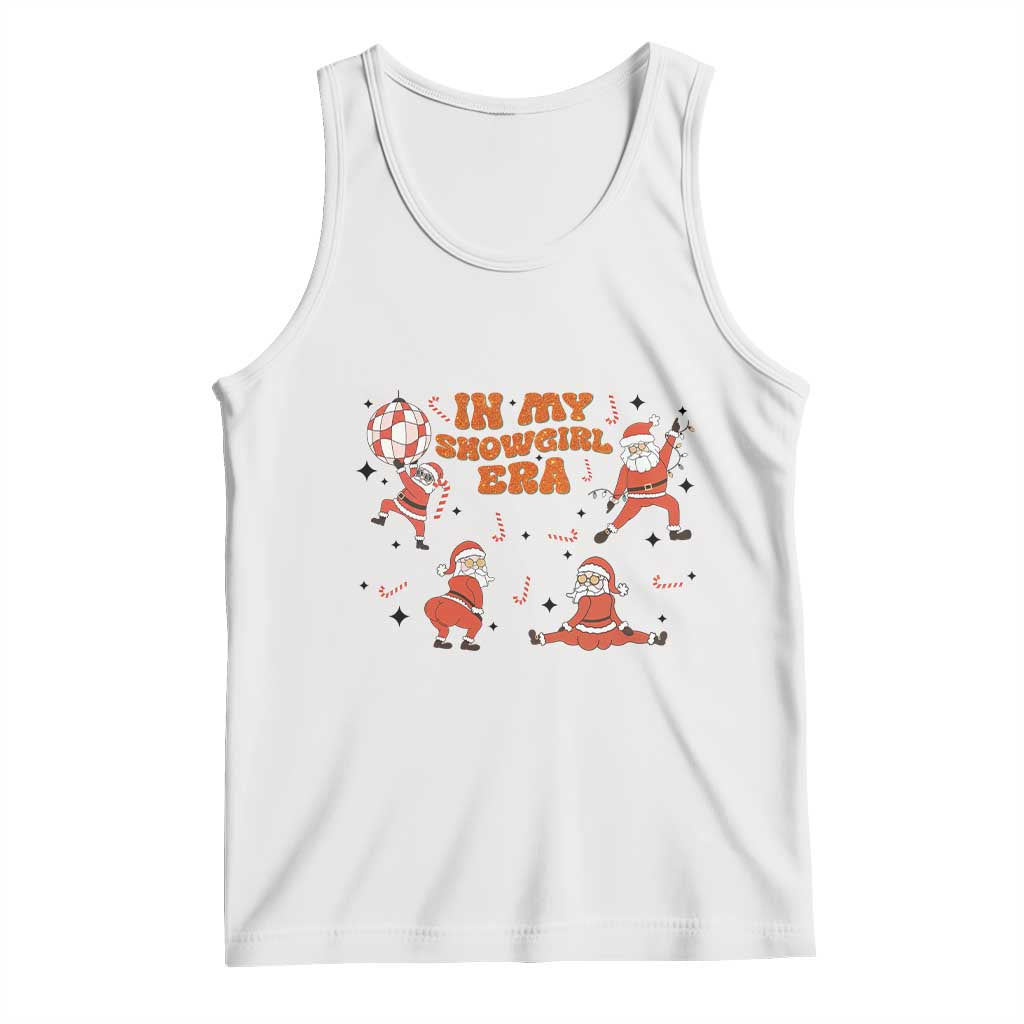 Funny Santa Girl Christmas Tank Top TS14 White Print Your Wear