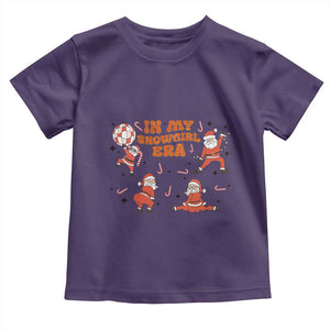 Funny Santa Girl Christmas Toddler T Shirt TS14 Purple Print Your Wear
