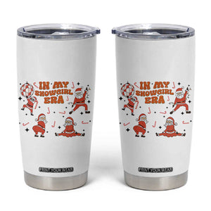 Funny Santa Girl Christmas Tumbler Cup TS14 White Print Your Wear