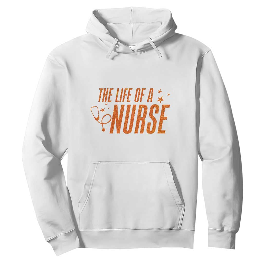 Funny Nurse Christmas Hoodie The Life Of A Nurse - Print Your Wear