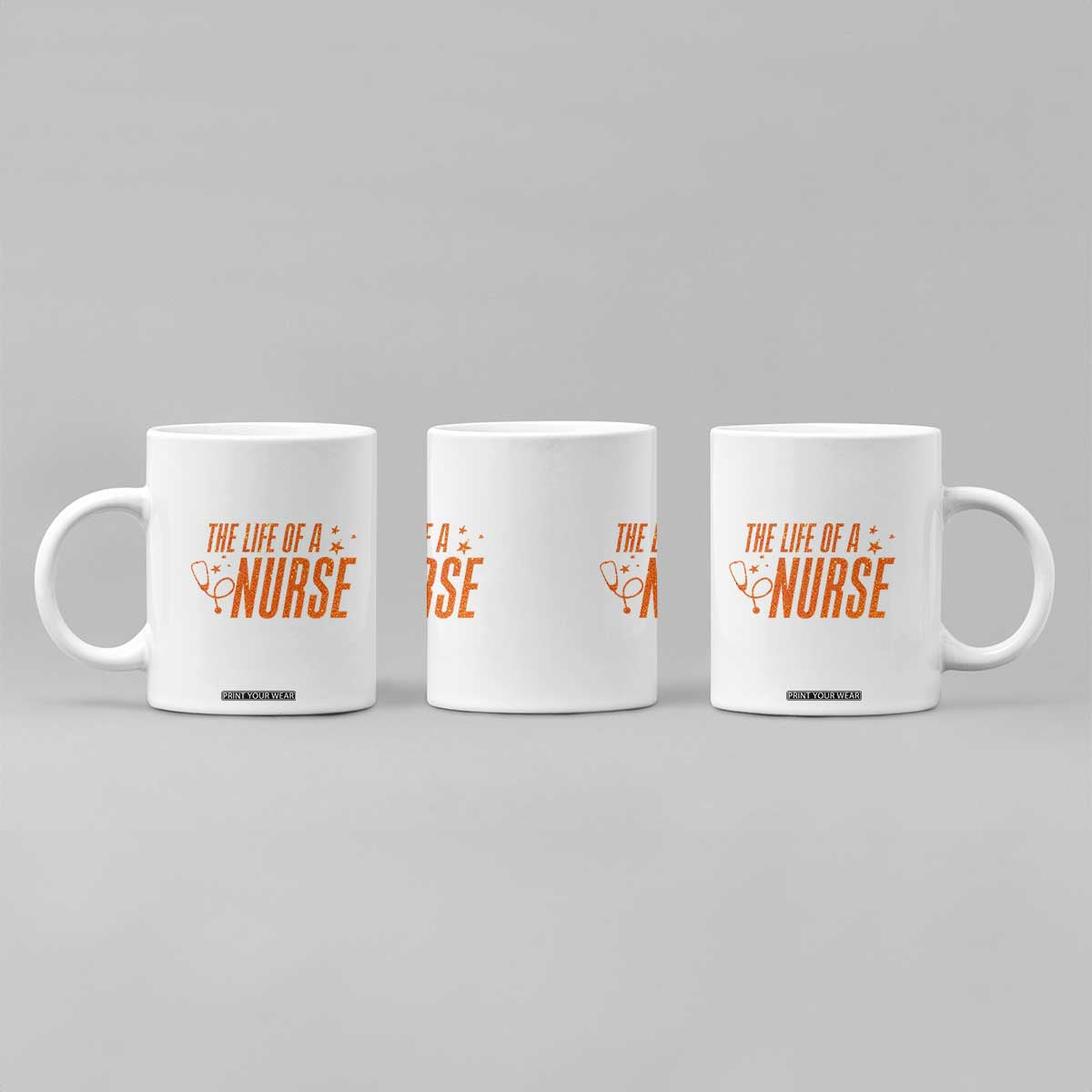 Funny Nurse Christmas Coffee Mug The Life Of A Nurse TS14 Print Your Wear