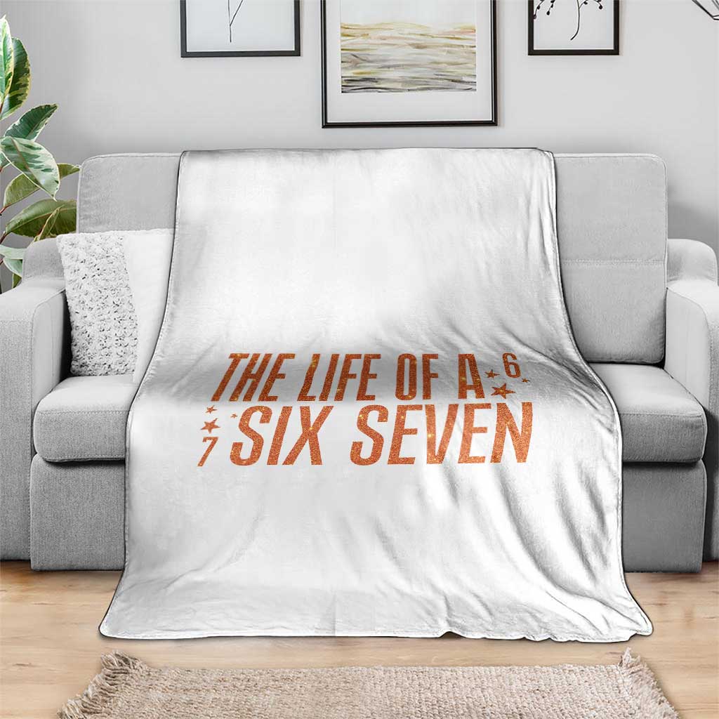 67 Six Seven Meme Throw Blanket TS14 Print Your Wear