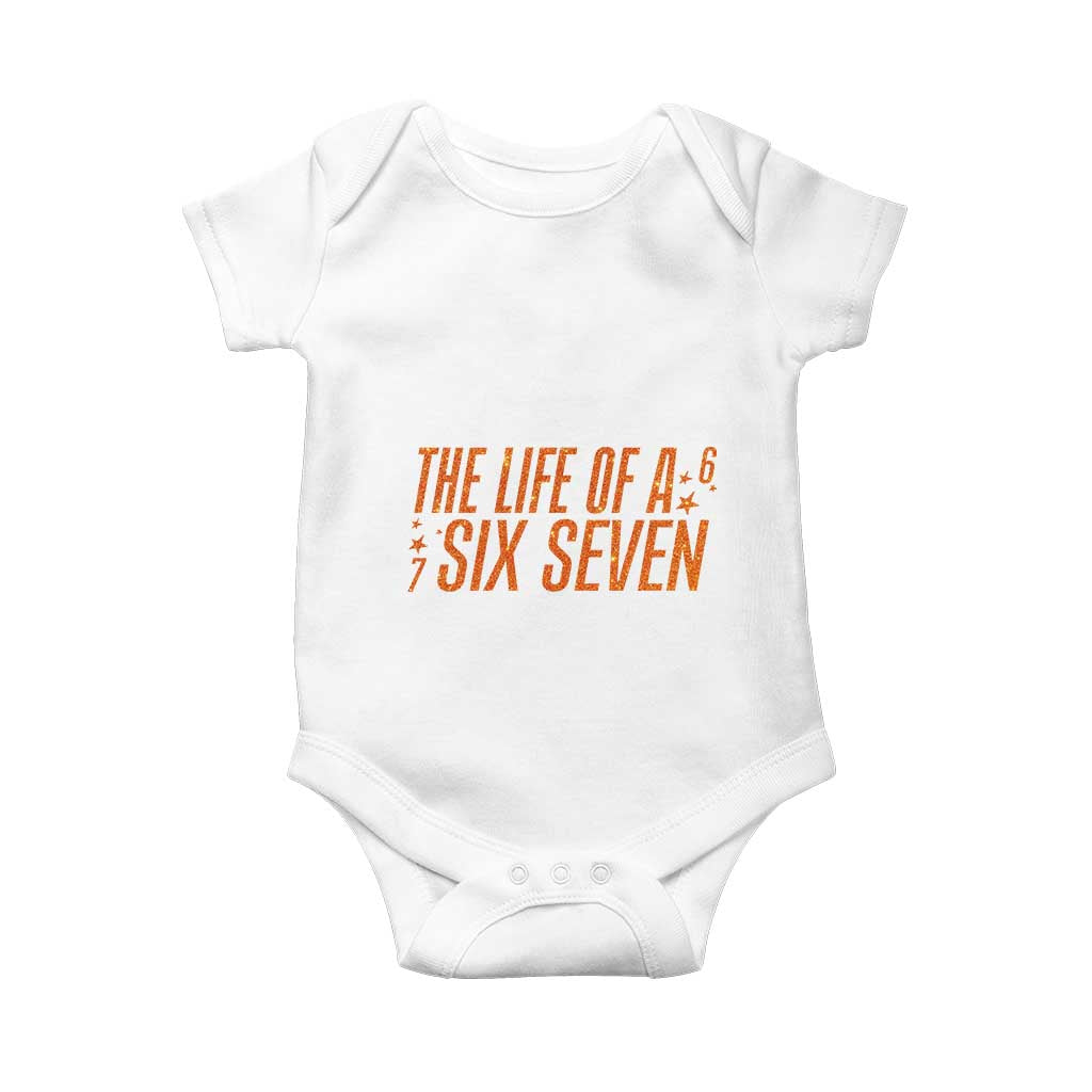67 Six Seven Meme Baby Onesie TS14 White Print Your Wear