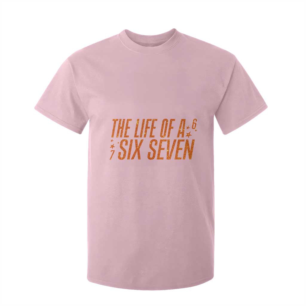 67 Six Seven Meme T Shirt For Kid TS14 Light Pink Print Your Wear