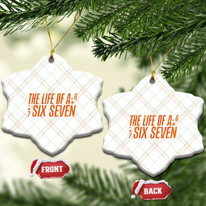 67 Six Seven Meme Ceramic Ornament TS14 Print Your Wear