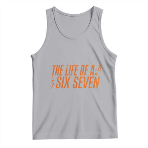 67 Six Seven Meme Tank Top TS14 Athletic Heather Print Your Wear