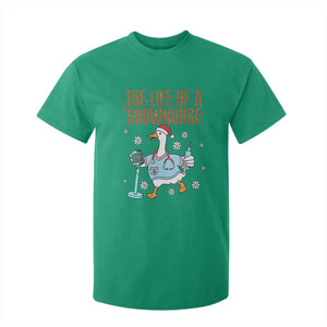 Funny Goose Nurse Christmas T Shirt For Kid The Life Of A Shownurrse TS14 Irish Green Print Your Wear