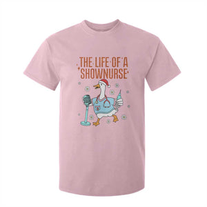 Funny Goose Nurse Christmas T Shirt For Kid The Life Of A Shownurrse TS14 Light Pink Print Your Wear