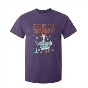 Funny Goose Nurse Christmas T Shirt For Kid The Life Of A Shownurrse TS14 Purple Print Your Wear