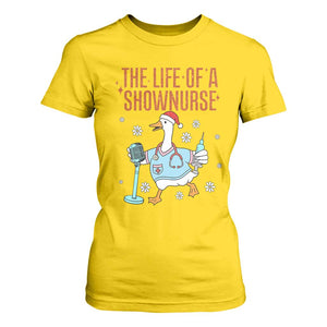 Funny Goose Nurse Christmas T Shirt For Women The Life Of A Shownurrse TS14 Daisy Print Your Wear