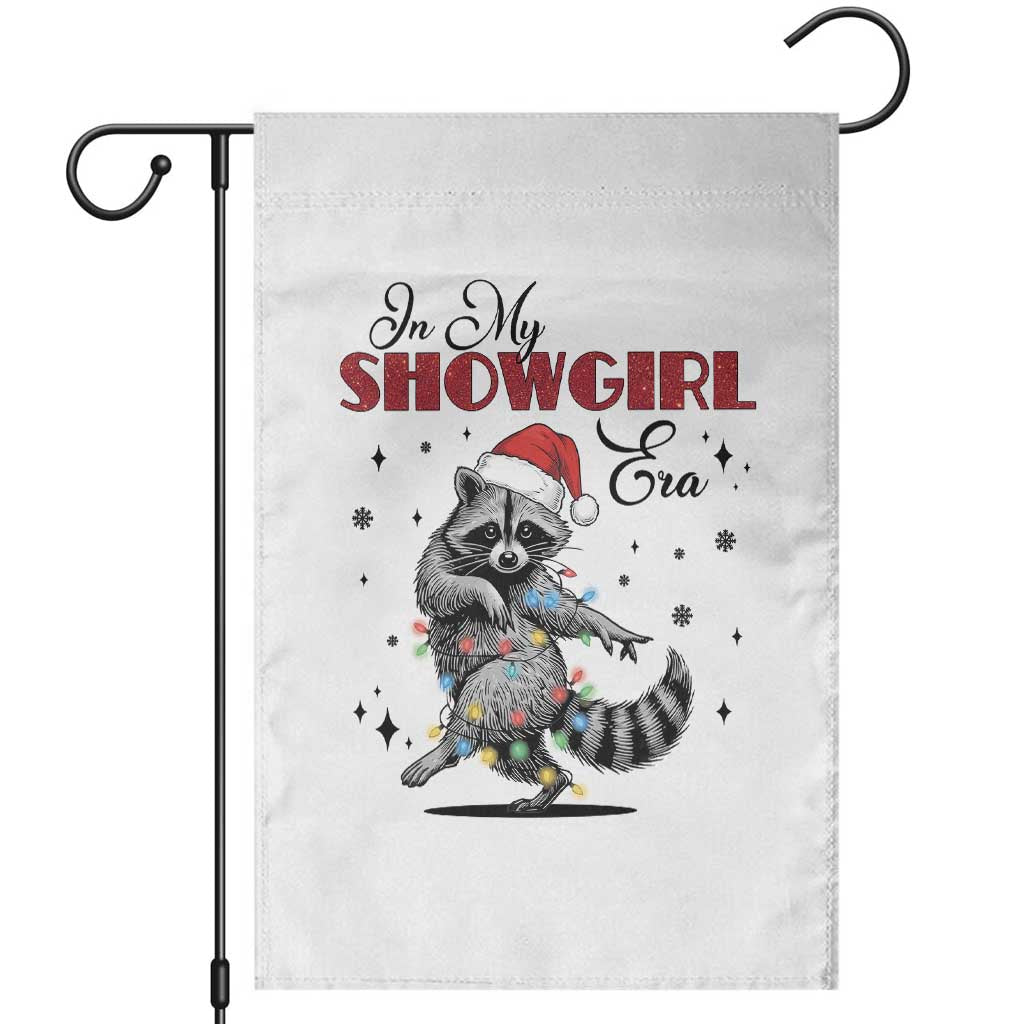 Funny Raccoon Christmas Garden Flag In My Costume Era Xmas TS14 White Print Your Wear