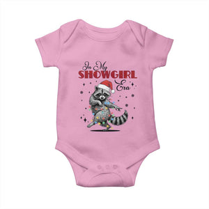 Funny Raccoon Christmas Baby Onesie In My Costume Era Xmas TS14 Light Pink Print Your Wear