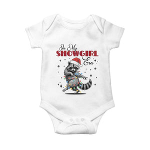 Funny Raccoon Christmas Baby Onesie In My Costume Era Xmas TS14 White Print Your Wear