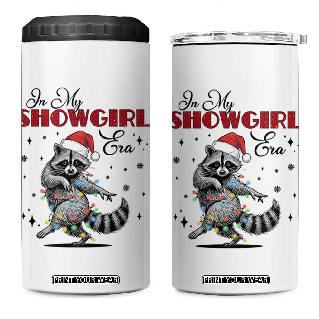 Funny Raccoon Christmas 4 in 1 Can Cooler Tumbler In My Costume Era Xmas TS14 One Size: 16 oz White Print Your Wear