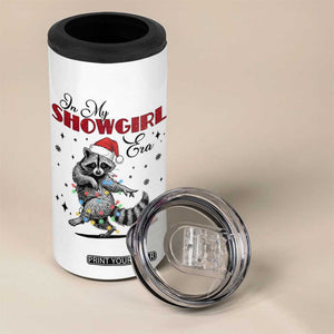Funny Raccoon Christmas 4 in 1 Can Cooler Tumbler In My Costume Era Xmas TS14 Print Your Wear