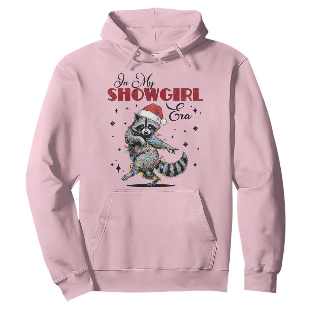 Funny Raccoon Christmas Hoodie In My Costume Era Xmas TS14 Light Pink Print Your Wear