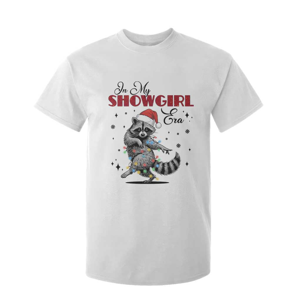 Funny Raccoon Christmas T Shirt For Kid In My Costume Era Xmas TS14 White Print Your Wear