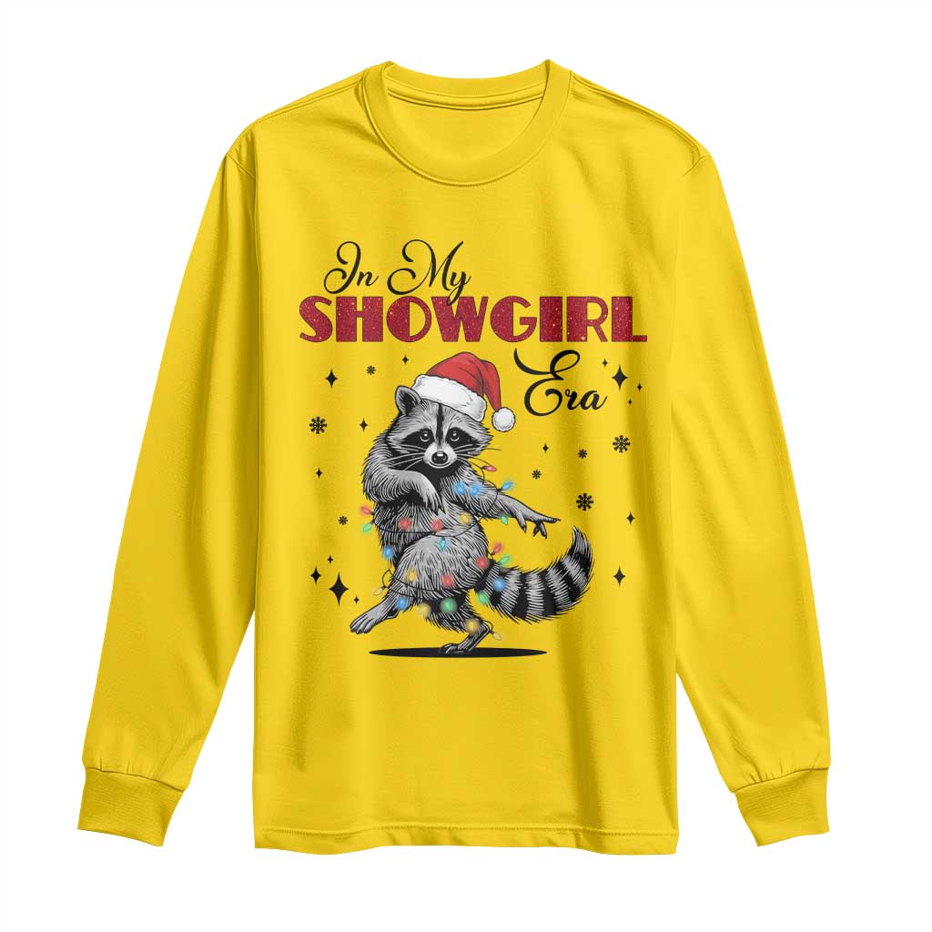Funny Raccoon Christmas Long Sleeve Shirt In My Costume Era Xmas TS14 Daisy Print Your Wear