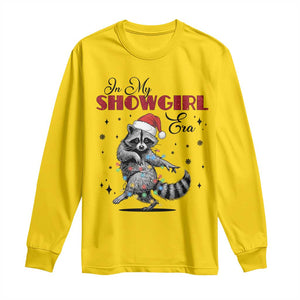Funny Raccoon Christmas Long Sleeve Shirt In My Costume Era Xmas TS14 Daisy Print Your Wear