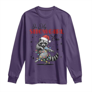 Funny Raccoon Christmas Long Sleeve Shirt In My Costume Era Xmas TS14 Purple Print Your Wear