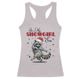Funny Raccoon Christmas Racerback Tank Top In My Costume Era Xmas TS14 Ice Gray Print Your Wear
