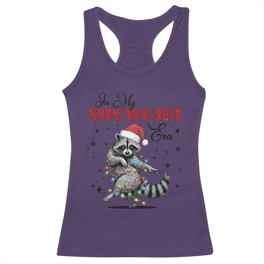 Funny Raccoon Christmas Racerback Tank Top In My Costume Era Xmas TS14 Purple Print Your Wear